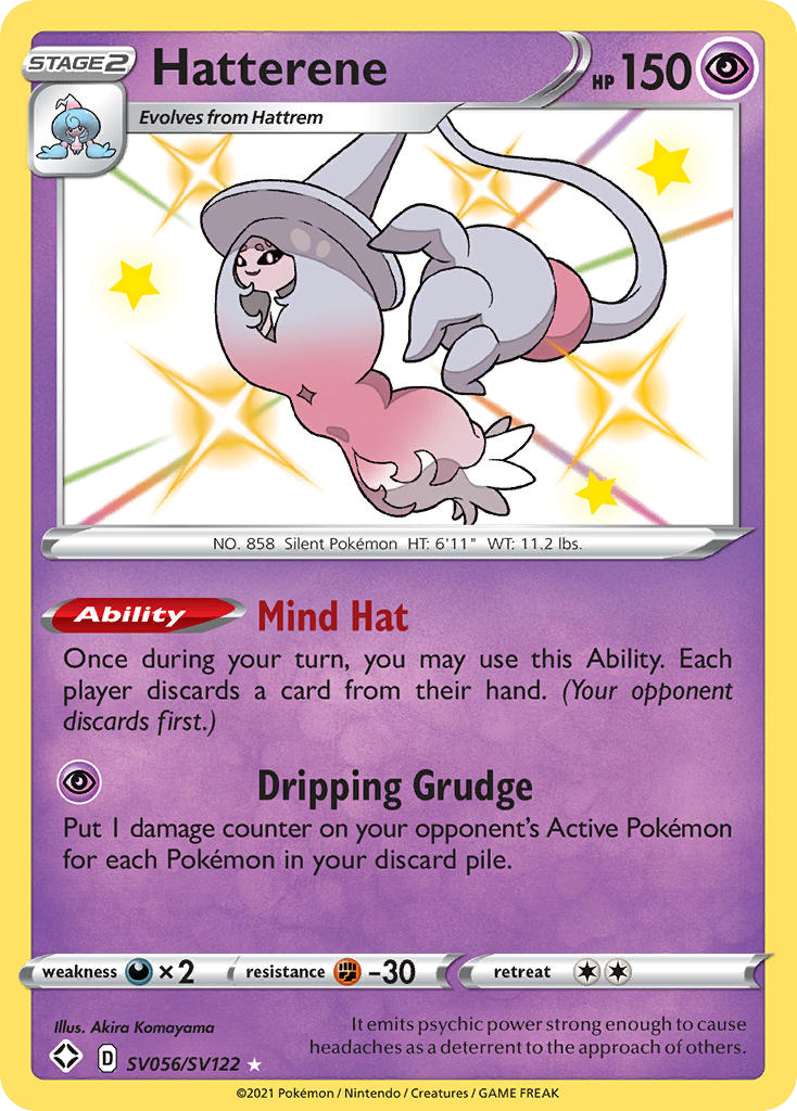Hatterene - Shining Fates Shiny Vault - #SV056 - Pokemon TCG card