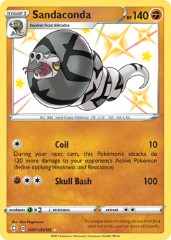 Sandaconda - Shining Fates Shiny Vault - #SV071 - Pokemon TCG card
