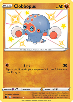 Clobbopus #SV072 Clobbopus - Shining Fates Shiny Vault - #SV072 - Pokemon TCG card
