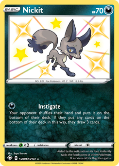Nickit - Shining Fates Shiny Vault - #SV081 - Pokemon TCG card