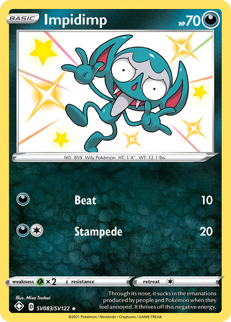 Impidimp - Shining Fates Shiny Vault - #SV083 - Pokemon TCG card