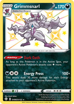 Grimmsnarl - Shining Fates Shiny Vault - #SV085 - Pokemon TCG card