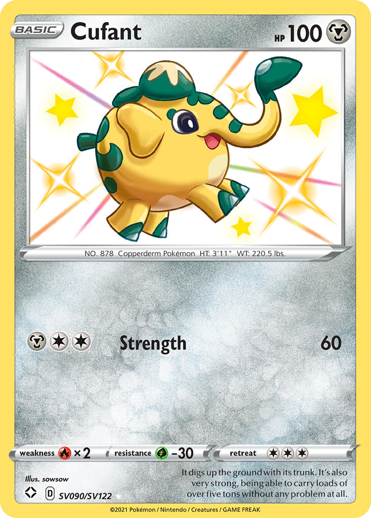 Cufant - Shining Fates Shiny Vault - #SV090 - Pokemon TCG card