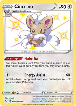 Cinccino - Shining Fates Shiny Vault - #SV094 - Pokemon TCG card