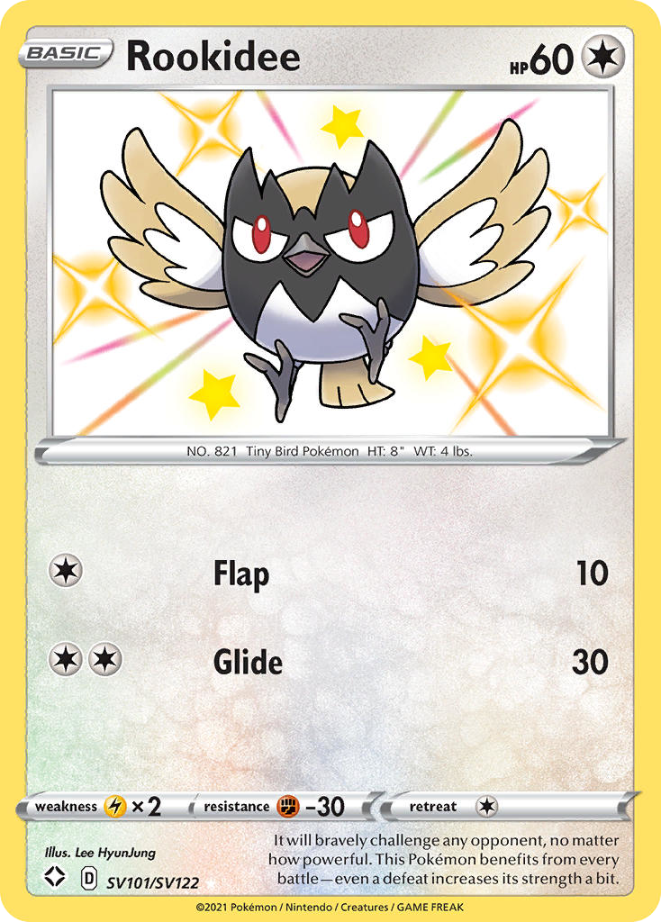 Rookidee - Shining Fates Shiny Vault - #SV101 - Pokemon TCG card