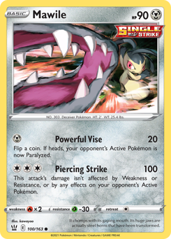 Mawile #100 Mawile - Battle Styles - #100 - Pokemon TCG card