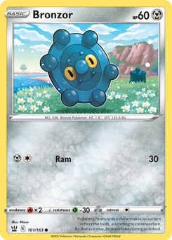 Bronzor - Battle Styles - #101 - Pokemon TCG card
