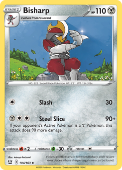 Bisharp #104 Bisharp - Battle Styles - #104 - Pokemon TCG card