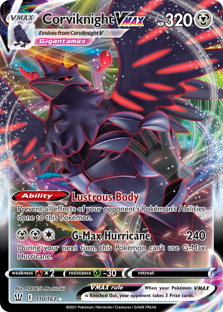 Corviknight VMAX - Battle Styles - #110 - Pokemon TCG card