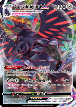 Corviknight VMAX - Battle Styles - #110 - Pokemon TCG card