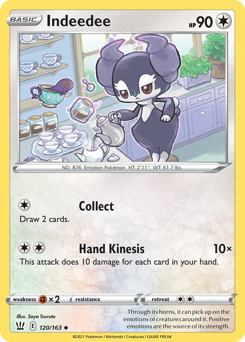 Indeedee #120 Indeedee - Battle Styles - #120 - Pokemon TCG card
