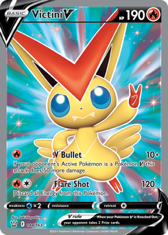 Victini V - Battle Styles - #144 - Pokemon TCG card