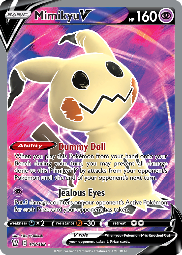 Mimikyu V - Battle Styles - #148 - Pokemon TCG card