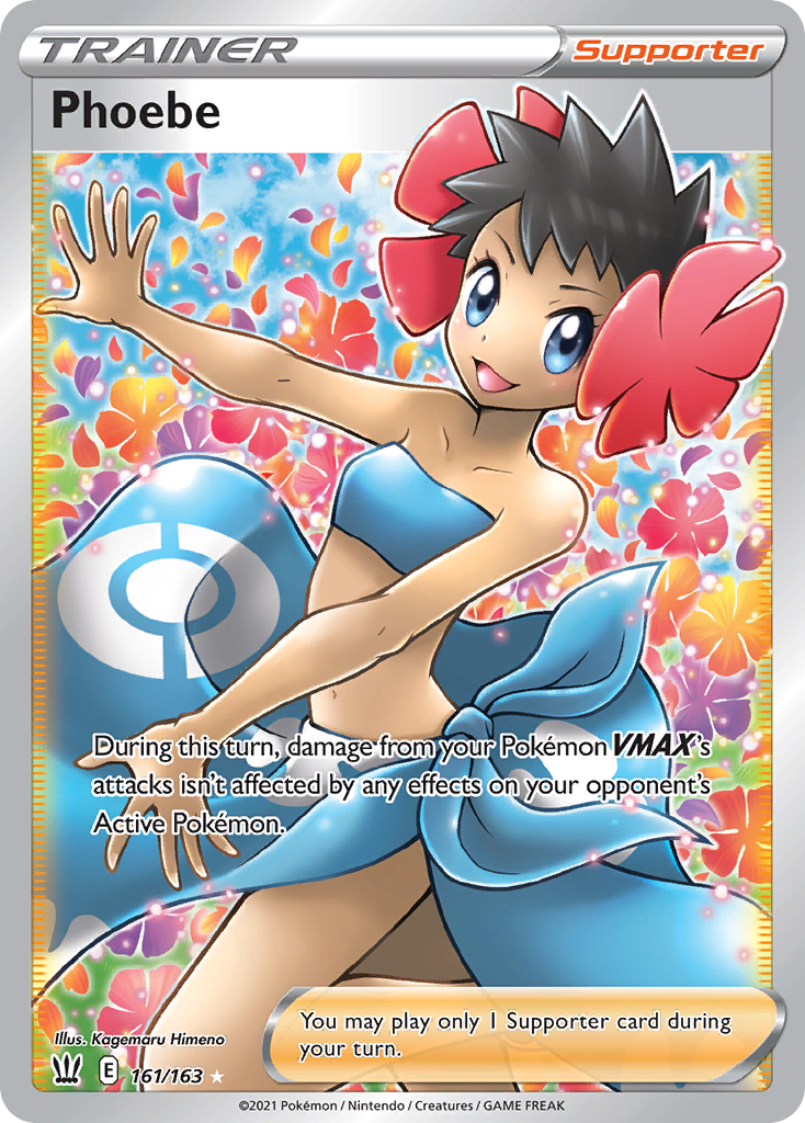 Phoebe - Battle Styles - #161 - Pokemon TCG card