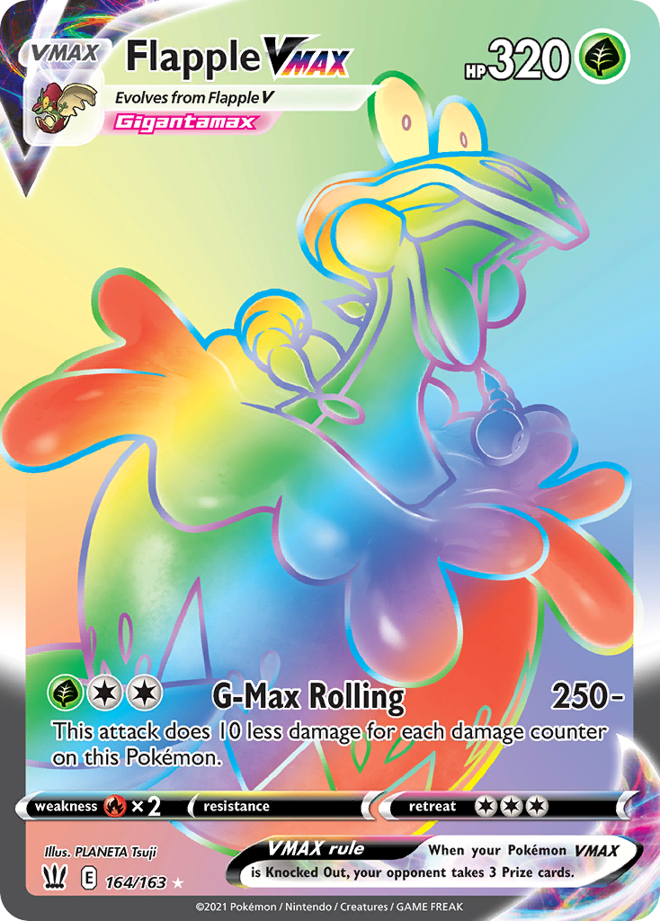 Flapple VMAX - Battle Styles - #164 - Pokemon TCG card