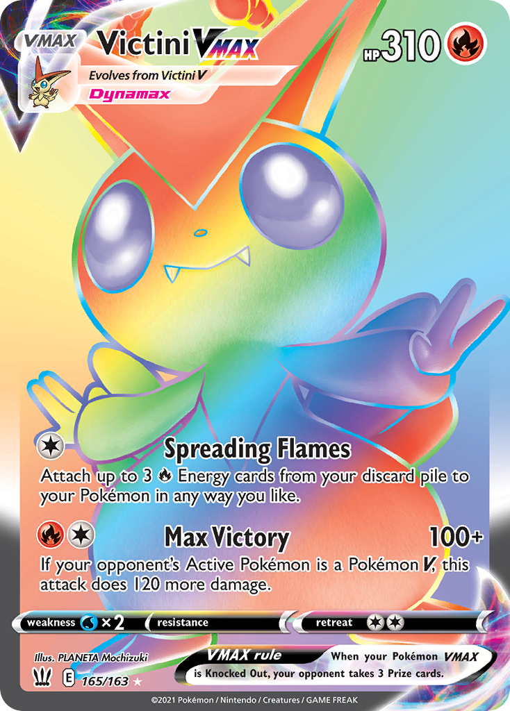 Victini VMAX - Battle Styles - #165 - Pokemon TCG card