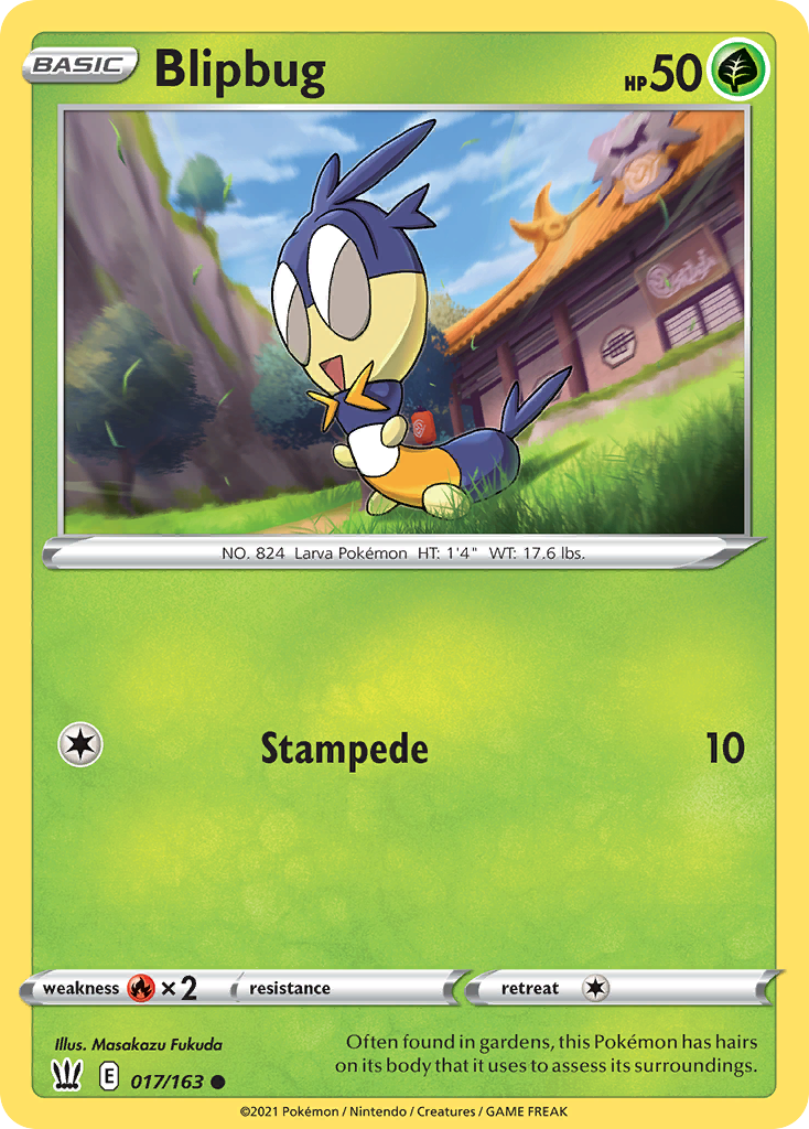 Blipbug - Battle Styles - #17 - Pokemon TCG card