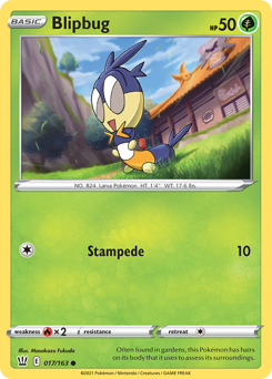 Blipbug #17 Blipbug - Battle Styles - #17 - Pokemon TCG card