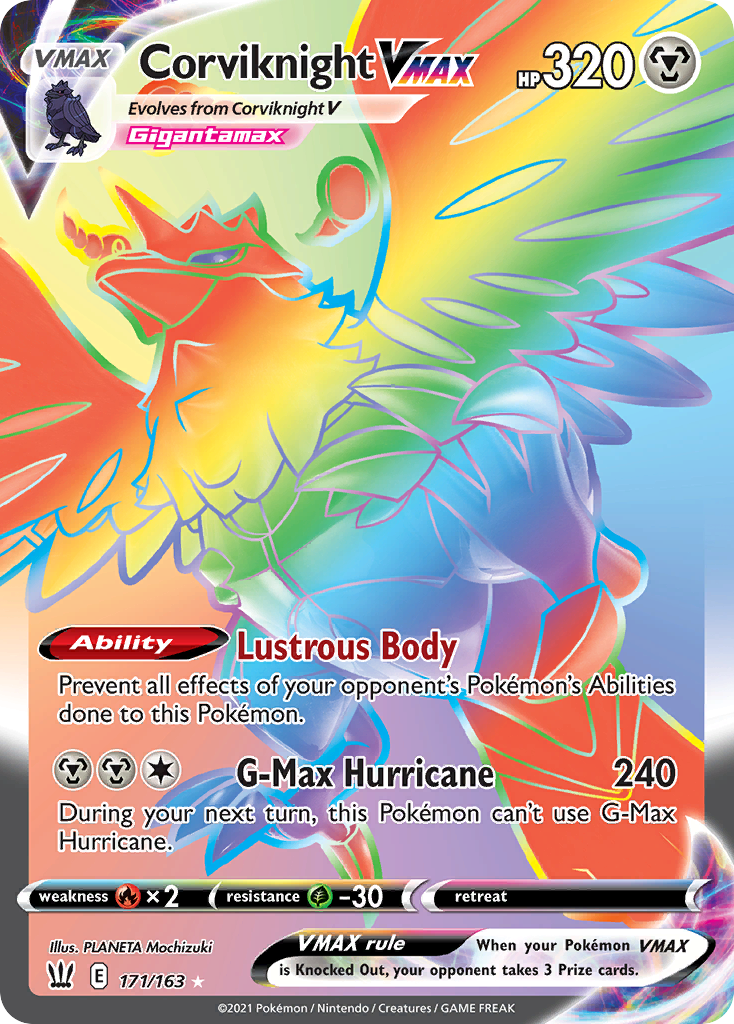 Corviknight VMAX - Battle Styles - #171 - Pokemon TCG card