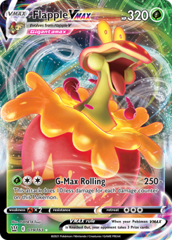 Flapple VMAX #19 Flapple VMAX - Battle Styles - #19 - Pokemon TCG card