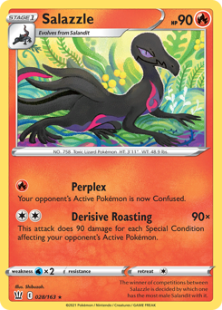 Salazzle #28 Salazzle - Battle Styles - #28 - Pokemon TCG card