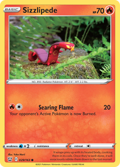 Sizzlipede #29 Sizzlipede - Battle Styles - #29 - Pokemon TCG card