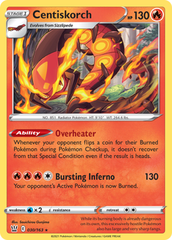 Centiskorch #30 Centiskorch - Battle Styles - #30 - Pokemon TCG card
