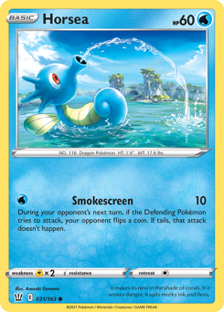 Horsea - Battle Styles - #31 - Pokemon TCG card