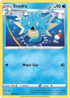 Seadra #32 Seadra - Battle Styles - #32 - Pokemon TCG card