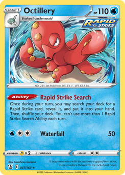 Octillery - Battle Styles - #37 - Pokemon TCG card