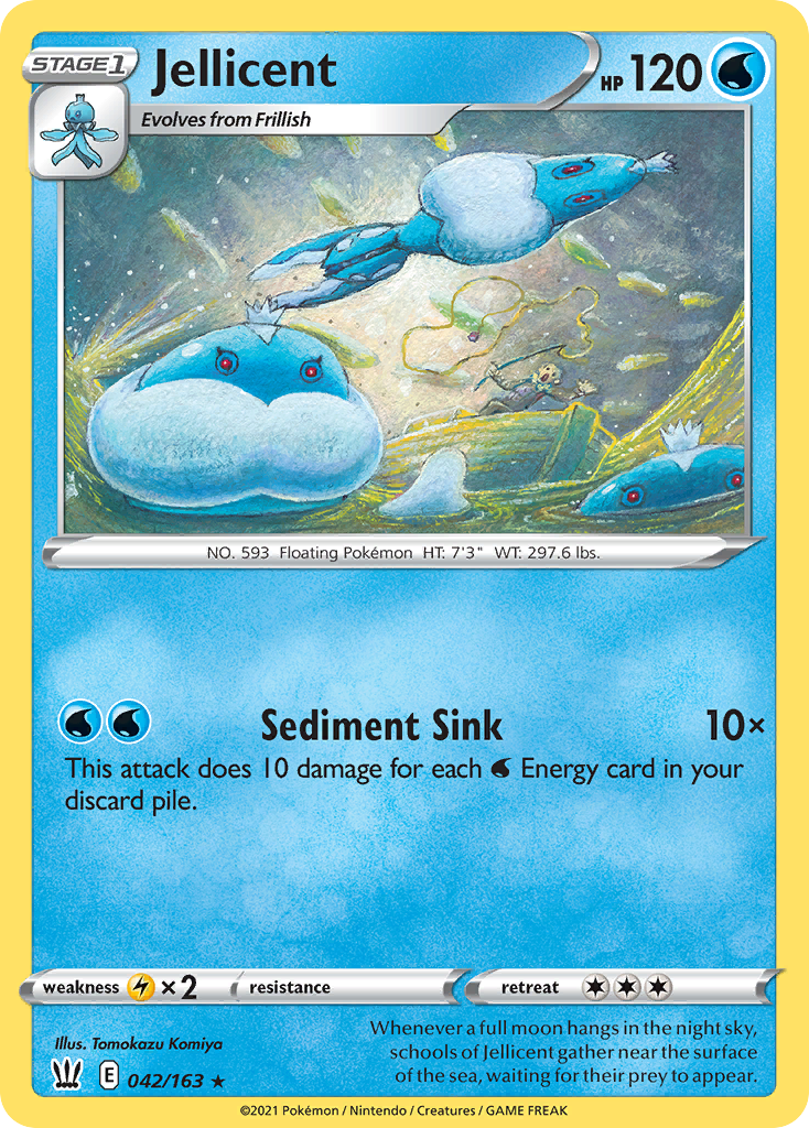 Jellicent - Battle Styles - #42 - Pokemon TCG card
