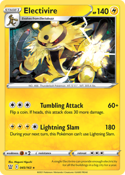 Electivire #45 Electivire - Battle Styles - #45 - Pokemon TCG card