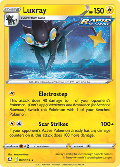 Luxray #48 Luxray - Battle Styles - #48 - Pokemon TCG card