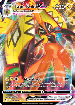 Tapu Koko VMAX #51 Tapu Koko VMAX - Battle Styles - #51 - Pokemon TCG card