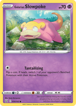 Galarian Slowpoke #54 Galarian Slowpoke - Battle Styles - #54 - Pokemon TCG card