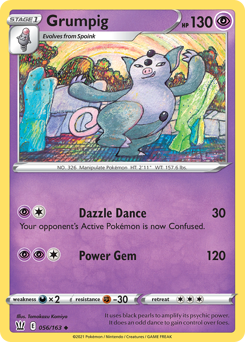 Grumpig #56 Grumpig - Battle Styles - #56 - Pokemon TCG card