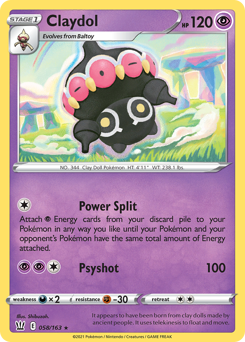 Claydol - Battle Styles - #58 - Pokemon TCG card