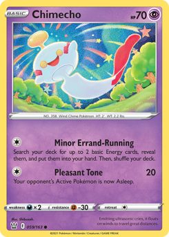 Chimecho - Battle Styles - #59 - Pokemon TCG card
