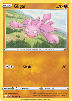 Gligar - Battle Styles - #71 - Pokemon TCG card