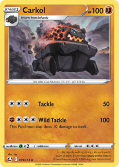 Carkol - Battle Styles - #79 - Pokemon TCG card