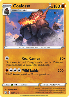 Coalossal - Battle Styles - #80 - Pokemon TCG card