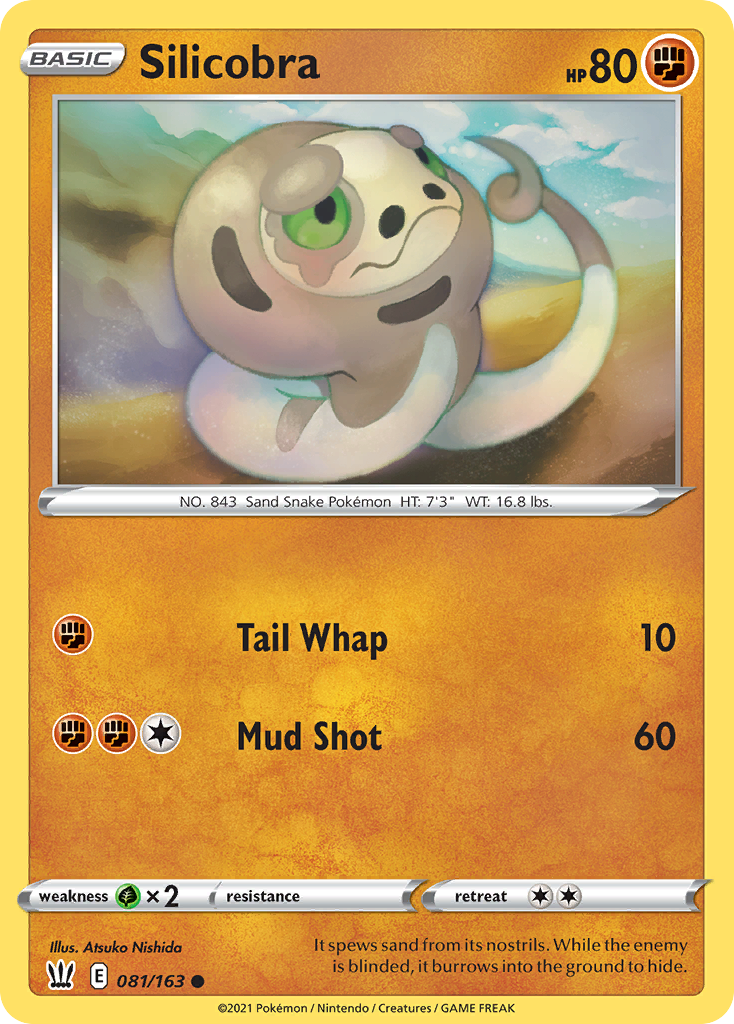 Silicobra - Battle Styles - #81 - Pokemon TCG card