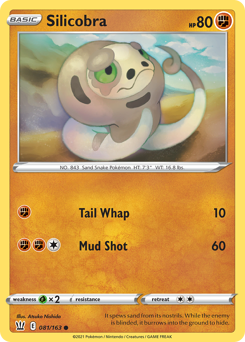 Silicobra #81 Silicobra - Battle Styles - #81 - Pokemon TCG card