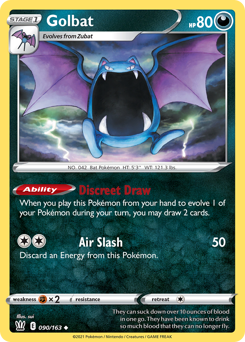 Golbat - Battle Styles - #90 - Pokemon TCG card