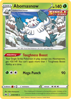 Abomasnow - Chilling Reign - #10 - Pokemon TCG card