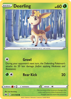 Deerling #11 Deerling - Chilling Reign - #11 - Pokemon TCG card