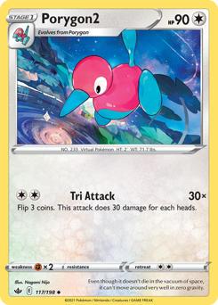 Porygon2 #117 Porygon2 - Chilling Reign - #117 - Pokemon TCG card
