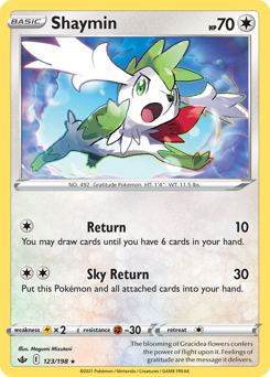 Shaymin #123 Shaymin - Chilling Reign - #123 - Pokemon TCG card