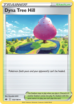 Dyna Tree Hill - Chilling Reign - #135 - Pokemon TCG card