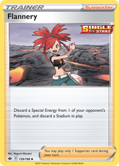 Flannery - Chilling Reign - #139 - Pokemon TCG card